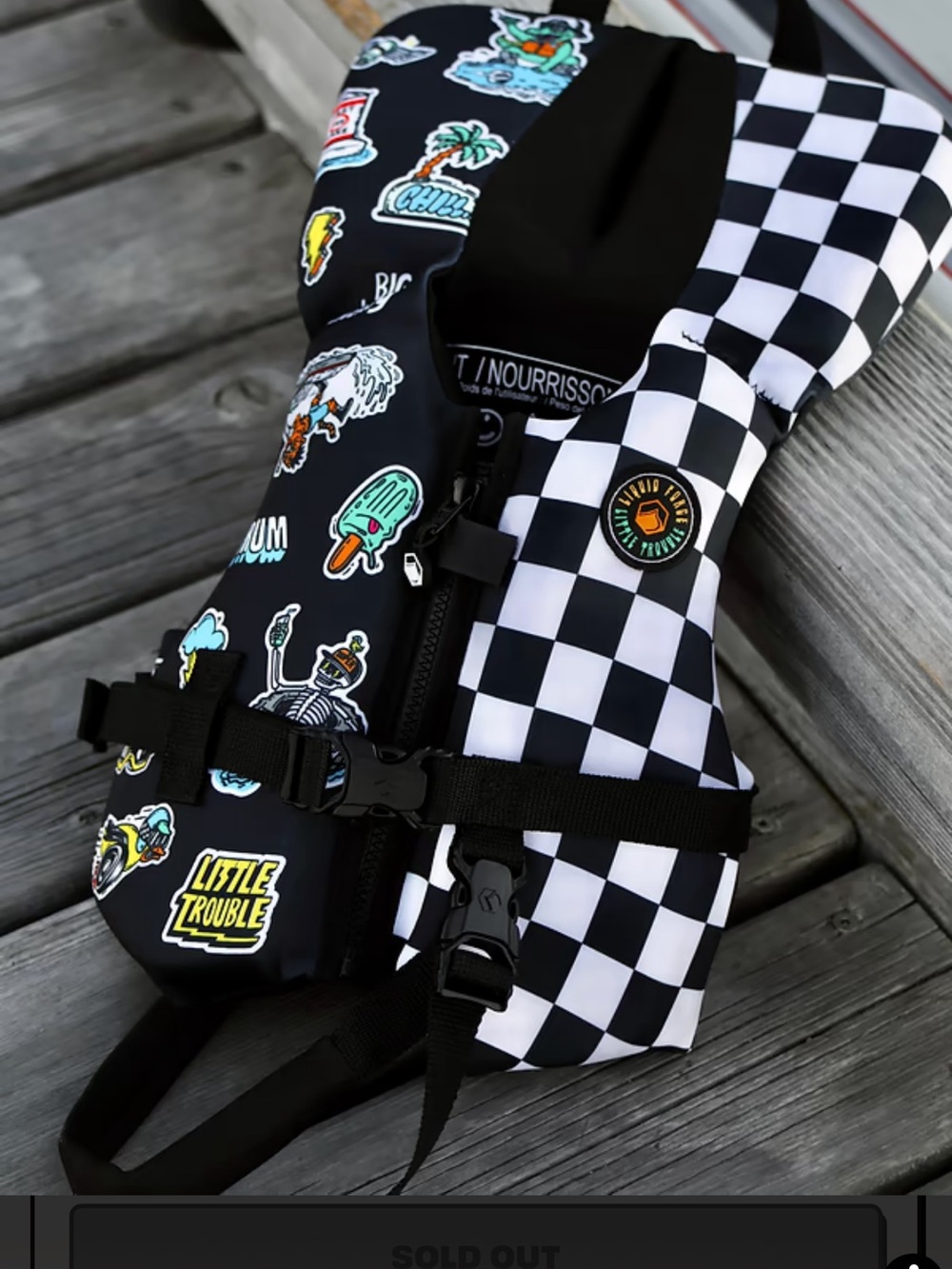 LIQUID FORCE X LITTLE TROUBLE
INFANT CGA LIFE JACKET